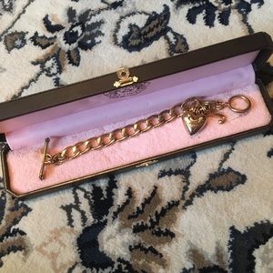Gold juicy couture bracelet